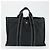 Hermès HERMES Borsa Fourre Tout in Tela 3 Pezzi Beige Marrone Nero Auth ti3717 - vista 16