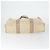 Hermès HERMES Borsa Fourre Tout in Tela 3 Pezzi Beige Marrone Nero Auth ti3717 - vista 7