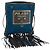 Borsa a Spalla PRADA Nylon Blu Oro Auth 171065V D'oro