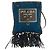 Borsa a Spalla PRADA Nylon Blu Oro Auth 171065V D'oro - vista 13