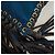 Borsa a Spalla PRADA Nylon Blu Oro Auth 171065V D'oro - vista 17