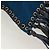 Borsa a Spalla PRADA Nylon Blu Oro Auth 171065V D'oro - vista 18
