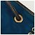 Borsa a Spalla PRADA Nylon Blu Oro Auth 171065V D'oro - vista 20