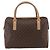 Céline Borsa a mano in tela Macadam CELINE in pelle PVC marrone oro Auth 173522 D'oro - vista 2