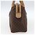 Céline Borsa a mano in tela Macadam CELINE in pelle PVC marrone oro Auth 173522 D'oro - vista 4