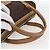 Céline Borsa a mano in tela Macadam CELINE in pelle PVC marrone oro Auth 173522 D'oro - vista 7