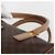 Céline Borsa a mano in tela Macadam CELINE in pelle PVC marrone oro Auth 173522 D'oro - vista 8