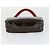 BALLY Borsa a Spalla in PVC Lucido 2 Pezzi Bordeaux Blu Auth 169519 Bordò - vista 17