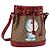Borsa di collaborazione GUCCI Micro GG Supreme Doraemon in PVC beige e oro Auth 132450SAM D'oro