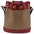 Borsa di collaborazione GUCCI Micro GG Supreme Doraemon in PVC beige e oro Auth 132450SAM D'oro - vista 2