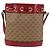 Borsa di collaborazione GUCCI Micro GG Supreme Doraemon in PVC beige 647801 Auth 135552SAM D'oro - vista 3