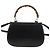 Borsa a mano in pelle Gucci Bamboo 2way Nera Oro 000 46 0063 Auth 145923V Nero D'oro - vista 2