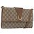Gucci Borsa a Spalla GG Supreme PVC Beige Oro 904 02 050 Auth BA10453 D'oro