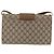 Gucci Borsa a Spalla GG Supreme PVC Beige Oro 904 02 050 Auth BA10453 D'oro - vista 3