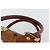 MCM Vicetos Logogram Handtasche PVC Leder Braun Gold Auth 172090 Golden - Ansicht 8