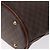 Céline Borsa tote in tela Macadam CELINE in pelle PVC marrone oro Auth 172185 D'oro - vista 16