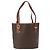 Céline Borsa tote in tela Macadam CELINE in pelle PVC marrone oro Auth 172185 D'oro - vista 2