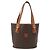 Céline Borsa tote in tela Macadam CELINE in pelle PVC marrone oro Auth bs33451 D'oro - vista 13