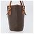 Céline Borsa tote in tela Macadam CELINE in pelle PVC marrone oro Auth bs33451 D'oro - vista 3