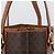 Céline Borsa tote in tela Macadam CELINE in pelle PVC marrone oro Auth bs33451 D'oro - vista 4