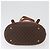 Céline Borsa tote in tela Macadam CELINE in pelle PVC marrone oro Auth bs33451 D'oro - vista 6