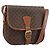 Céline Borsa a spalla in tela Macadam CELINE in pelle PVC marrone oro Auth ep13426 D'oro
