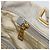 PRADA Borsa Canapa PM in tela 2way grigio oro Auth bs33424 Marrone D'oro - vista 22