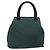 PRADA Borsa a mano in nylon verde argento Auth 172255 - vista 2