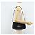 Céline Borsa a Spalla in Pelle Nera e Oro Auth 166854 Nero D'oro - vista 22