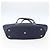 MCM Vicetos Logogram Tote Bag Nylon Navy Auth 173532 Marineblau - Ansicht 9
