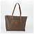 Céline Borsa Macadam PVC 3 pezzi marrone Auth 155245 di CELINE Bvlgari Salvatore Ferragamo Beige - vista 2