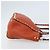 Valentino Borsa Tote in pelle 2 in 1 Arancione Oro Auth BA10422 D'oro - vista 3