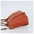 Valentino Borsa Tote in pelle 2 in 1 Arancione Oro Auth BA10422 D'oro - vista 4