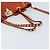 Valentino Borsa Tote in pelle 2 in 1 Arancione Oro Auth BA10422 D'oro - vista 7