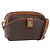 Céline Borsa a Spalla in Tela Macadam CELINE in Pelle PVC Marrone Oro Auth 173557 D'oro