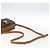 Céline Borsa a Spalla in Tela Macadam CELINE in Pelle PVC Marrone Oro Auth 173557 D'oro - vista 7