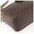 Céline Borsa a Spalla in Tela Macadam CELINE in Pelle PVC Marrone Oro Auth 173557 D'oro - vista 9