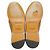 Hermès Hellbraune Leder Kennedy Slipper mit Leopardenmuster-Vamp - Ansicht 6
