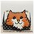 LOUIS VUITTON Catgram Borsa a Spalla Cat Pochette Nera M52935 LV Auth 101677SAM Nero - vista 12
