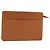 LOUIS VUITTON Pochette Uomo Epi Borsa Marrone Zipangu Oro M52528 LV Auth ka2494