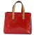 LOUIS VUITTON Borsa Reade PM Monogram Vernis Pomme D'amour M91990 LV Auth ki6412 Rosso - vista 2