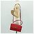 Borsa a mano in pelle Gancini Salvatore Ferragamo 2 in 1 Rosa Argento Auth 171936V - vista 27