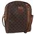 Céline Borsa a Spalla in Tela Macadam CELINE in Pelle PVC Marrone Oro Auth ka2453 D'oro