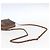 Céline Borsa a Spalla in Tela Macadam CELINE in Pelle PVC Marrone Oro Auth ka2453 D'oro - vista 7