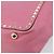 Borsa Tote Valentino Studs in pelle 2 in 1 rosa oro Auth BA10650 D'oro - vista 17