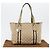 Gucci Borsa Tote GG in Canvas Beige Oro 137396 Auth fm5086 D'oro - vista 24