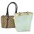 Borsa a Spalla GG Canvas Gucci 2 Pezzi Blu Baby Beige Auth 172063 Blu chiaro