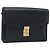 Clutch BAG BALENCIAGA in pelle nera e oro Auth 172150 Nero D'oro