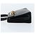 Bolso de mano Gancini de cuero negro y dorado Auth 173237 de Salvatore Ferragamo - vista 4