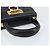 Bolso de mano Gancini de cuero negro y dorado Auth 173237 de Salvatore Ferragamo - vista 7
